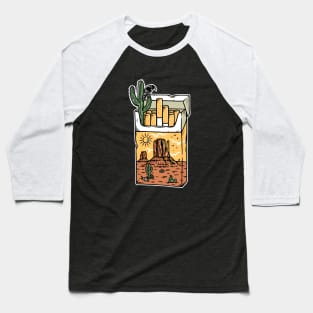 pack of cigarettes with a desert view Baseball T-Shirt